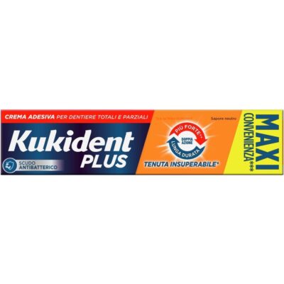 Kukident Plus Doppia Azione Crema Adesiva - 65g