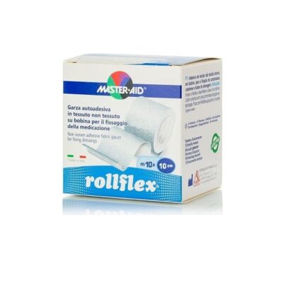 Master-Aid Rollflex Garza Autoadesiva 10m x 10cm - 1 garza