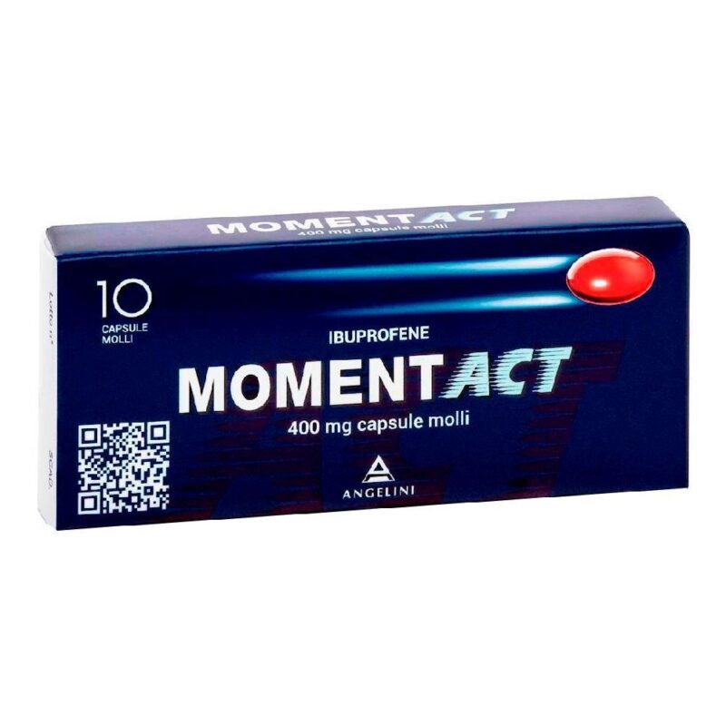 Moment Act 400mg 10 capsule molli