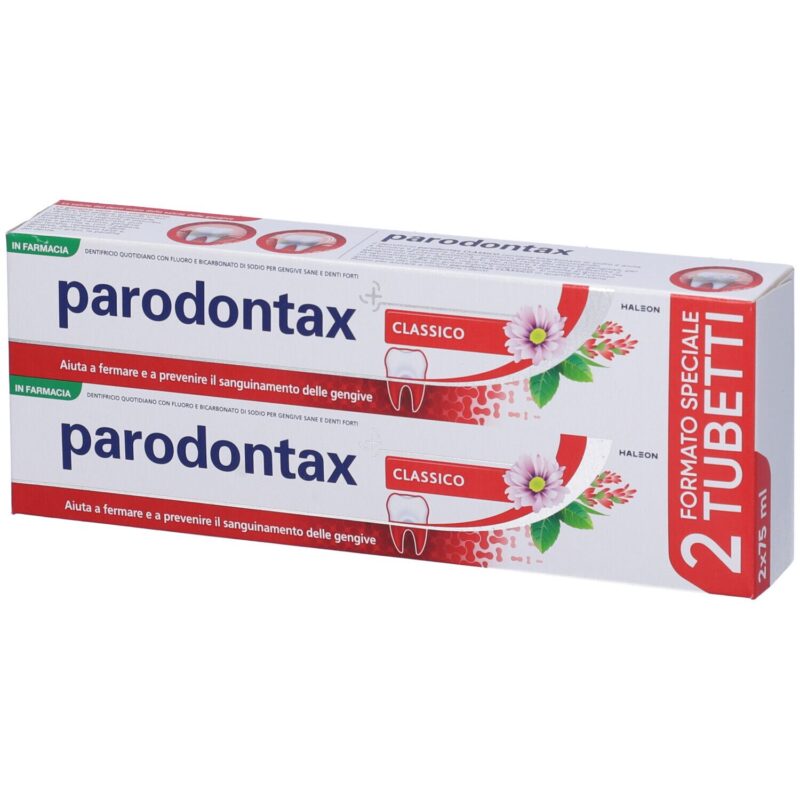 Parodontax Classico Dentifricio - 2 tubi da 75ml