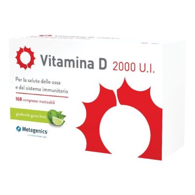 Vitamina D 2000 U.I. Integratore - 168 compresse masticabili