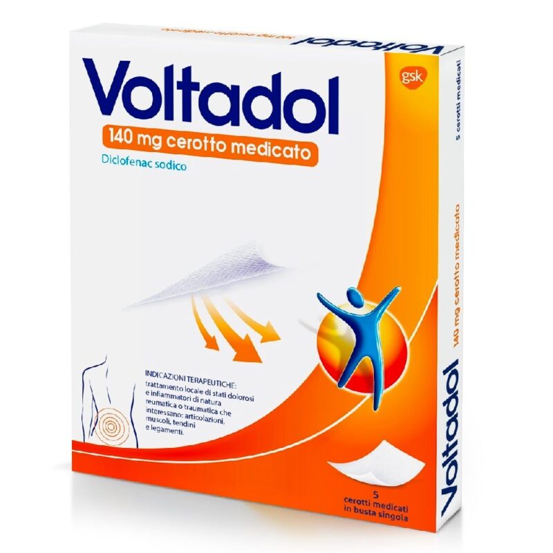 Voltadol 140mg Cerotto Medicato - 5 cerotti medicati