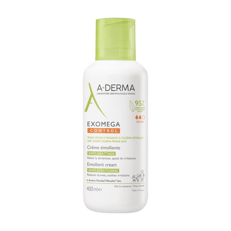 A-derma Exomega Control Crema Emolliente Anti-Grattage - 400ml