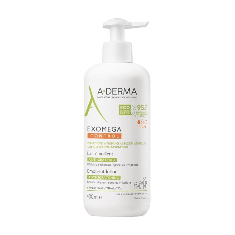 A-derma Exomega Control Latte Emolliente Anti-Grattage - 400ml