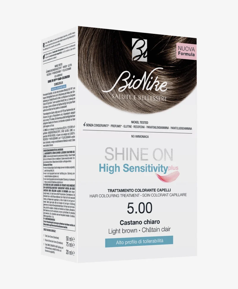 Bionike Shine On High Sensitivity Plus - 5.00 Castano Chiaro