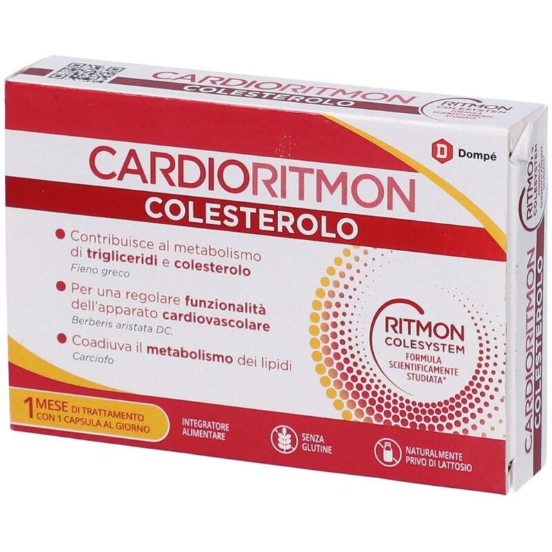 CardioRitmon Colesterolo Integratore - 30 capsule