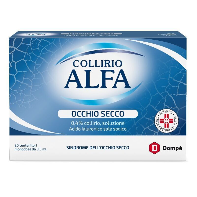 Collirio Alfa Occhio Secco - 20 contenitori monodose da 0,5ml