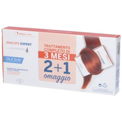 Ducray Anacaps Expert Integratore - 3 confezioni da 30 capsule