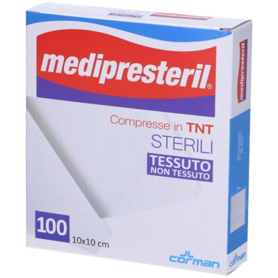 Medipresteril Compresse in TNT Sterili 10x10cm - 100 pezzi