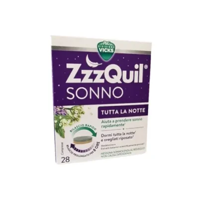 Vicks ZzzQuil Sonno Tutta la Notte - 28 compresse