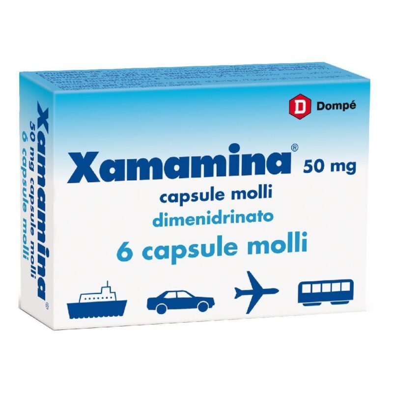 Xamamina 50mg - 6 capsule molli