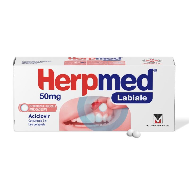 Herpmed Labiale 50mg - 2 compresse