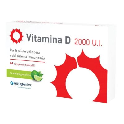 Metagenics Vitamina D 2000 U.I. - 84 compresse masticabili