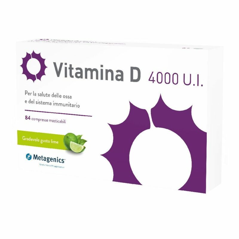 Metagenics Vitamina D 4000 U.I. - 84 compresse masticabili