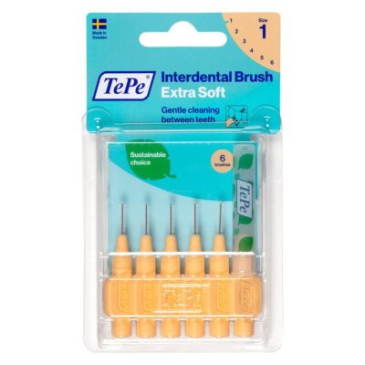 TePe Interdental Brush Extra Soft 1 Scovolini - 6 pezzi