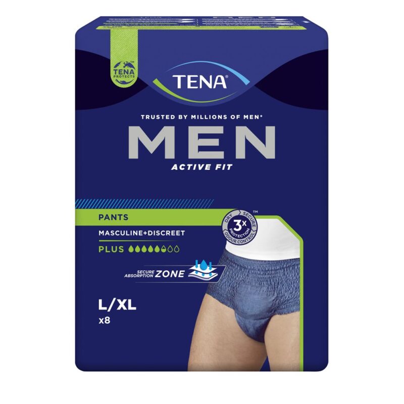 Tena Men Active Fit Pants Plus L/XL - 8 pezzi