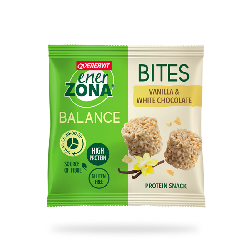 Enervit Ener Zona Balance Bites Vanilla & White Chocolate - 1 sacchetto da 24g