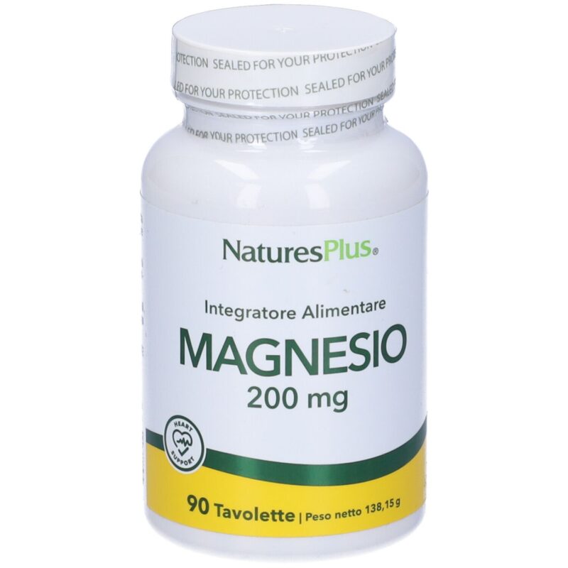 Natures Plus Magnesio 200mg - 90 tavolette