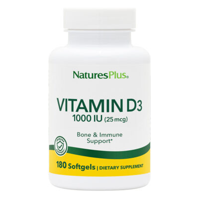 Natures Plus Vitamin D3 1000IU - 180 softgels