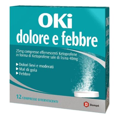 Oki Dolore e Febbre - 12 compresse effervescenti