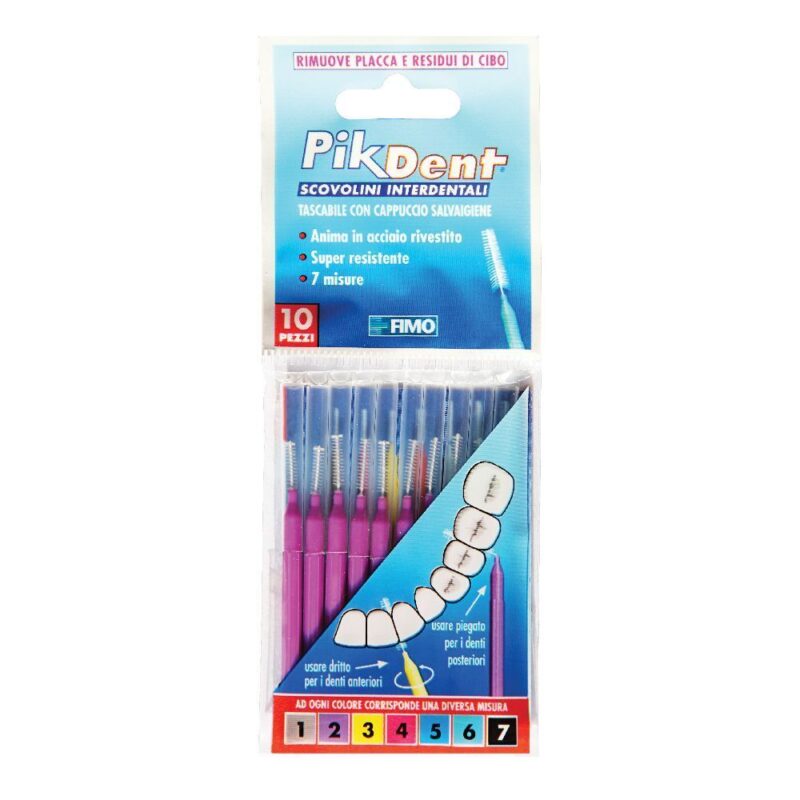 PikDent Scovolini Interdentali 0,5mm Viola - 10 pezzi