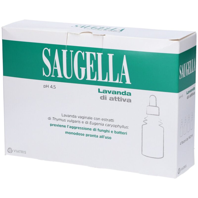 Saugella Lavanda di Attiva - 4 flaconi da 140ml