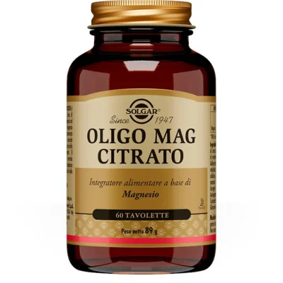 Solgar Oligo Mag Citrato - 60 tavolette