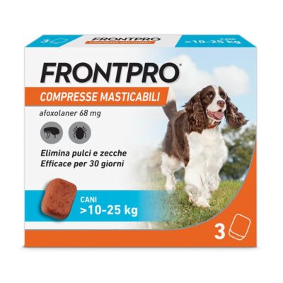 Frontpro Cani 10-25 kg - 3 compresse masticabili