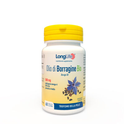 LongLife Olio di Borragine Bio - 60 perle di gelatina