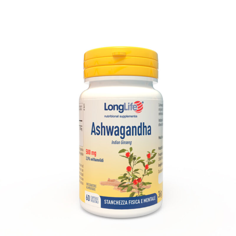 Longlife Ashwagandha - 60 capsule vegetali