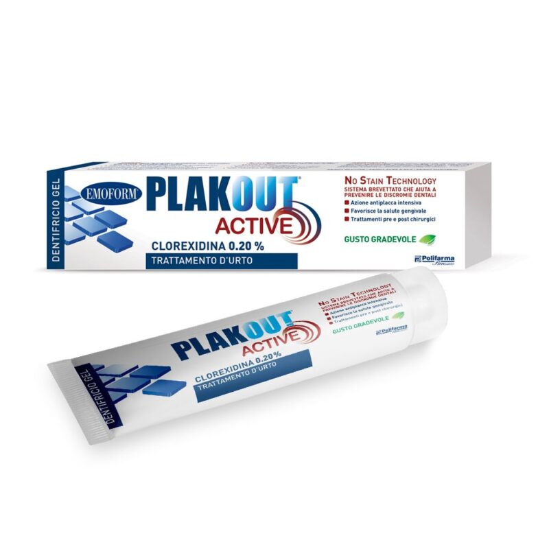 Emoform Plakout Active 0.20% Dentifricio Gel - 75ml