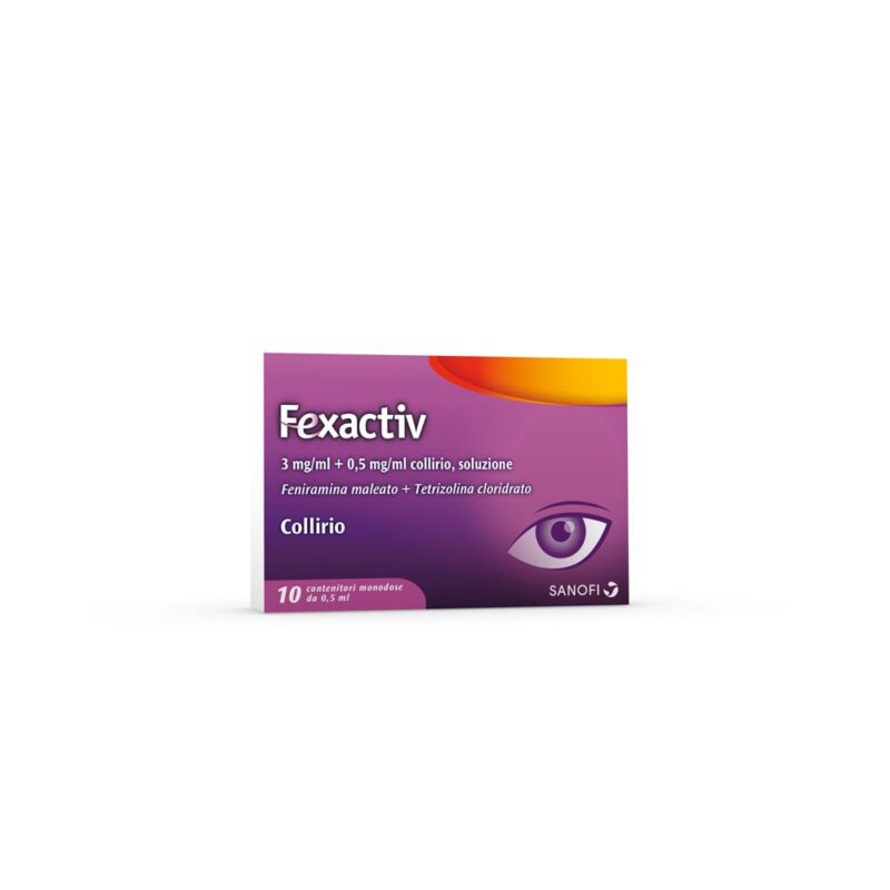 Fexactiv Collirio - 10 contenitori monodose da 0,5ml